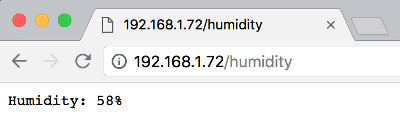DHT11 humidity data