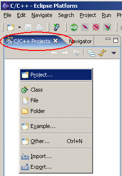 Create C/C++ project