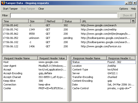 Tamper Data