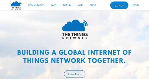 The Things Network signup