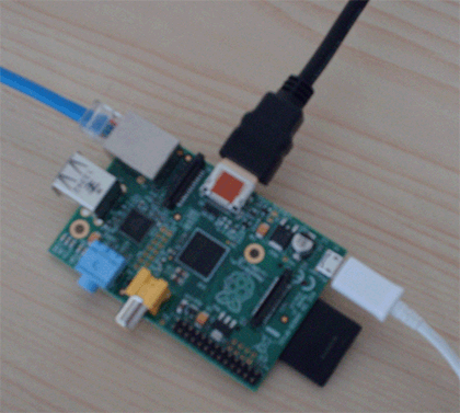 Raspberry Pi without its protective case