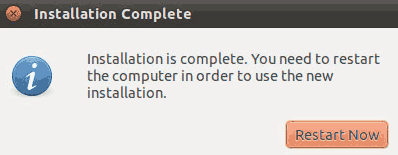 Ubuntu install complete