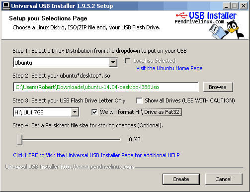 Universal USB installer