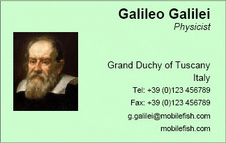 Business card example 15