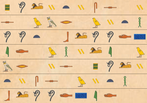 Hieroglyph background image paper 3