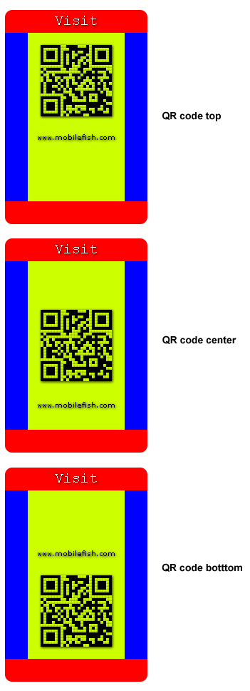 Portrait: QR code location