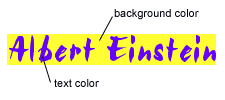 Text color