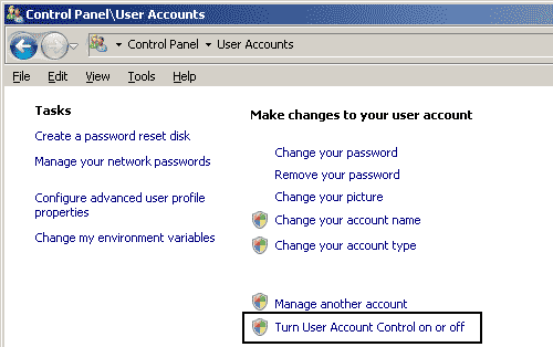 Changes to your user accounts