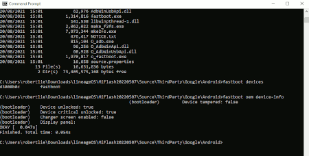 fastboot devices