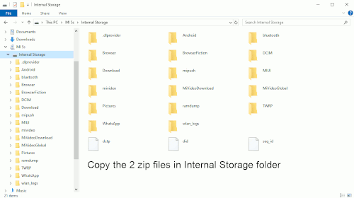 Mi 5s internal storage
