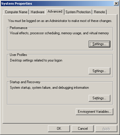 System properties