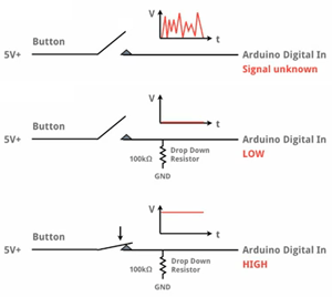 Drop down resistor