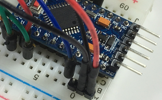 Arduino Pro Mini battery powered connection