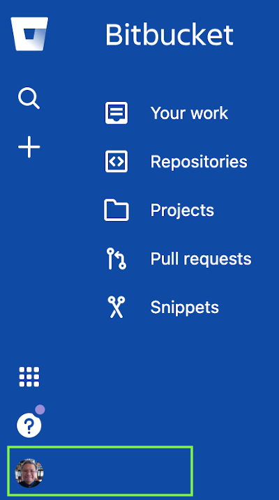 Bitbucket profile and settings