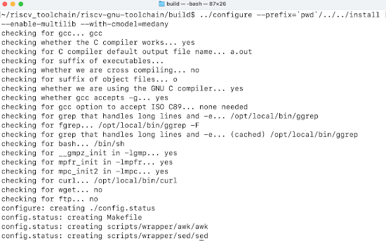 Configure riscv-gnu-toolchain