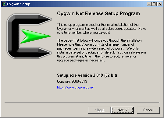 Cygwin Setup