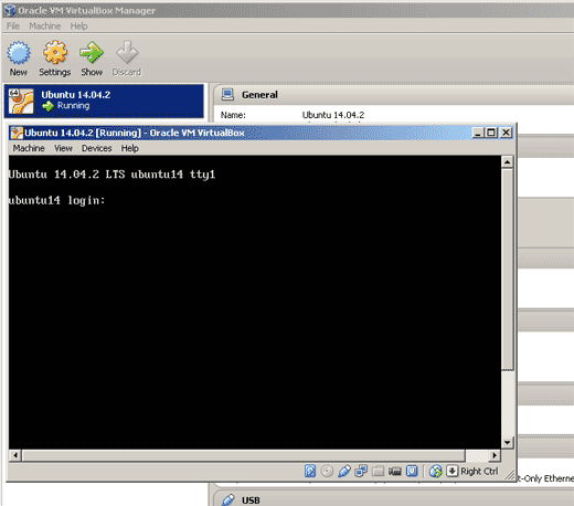 Ubuntu VM login