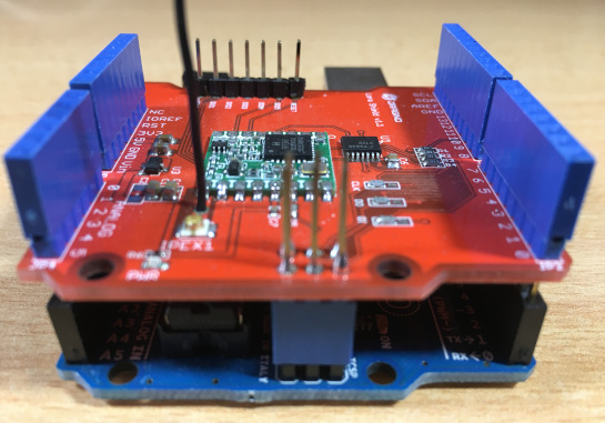 Dragino LoRa shield and Arduino Uno