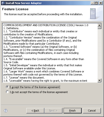 License agreement