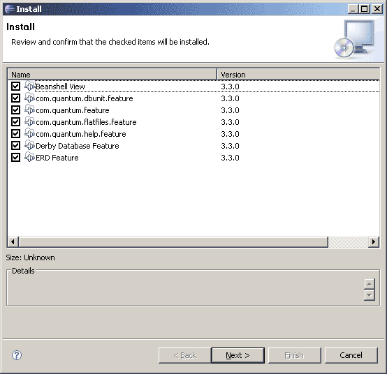 Install QuantumDB step 3