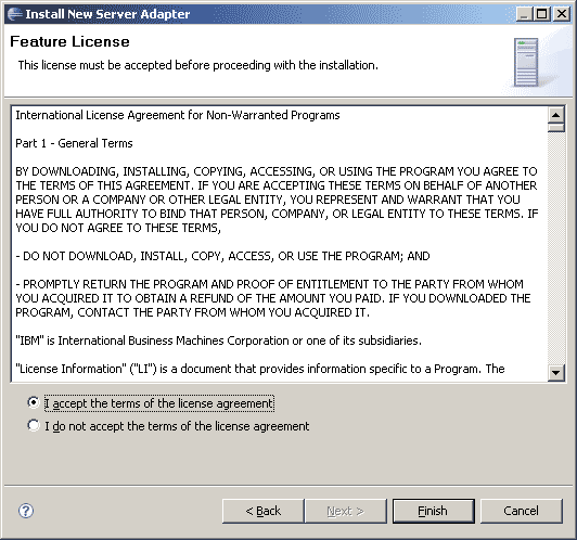 License agreement