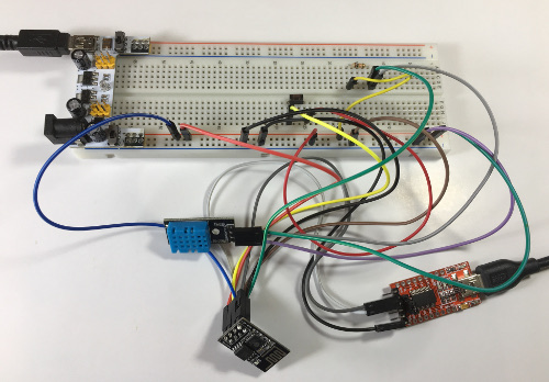 DHT11 ESP01S FTDI setup