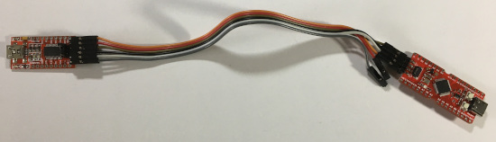 Connect the FTDI adapter to the Sipeed Longan Nano Development Board