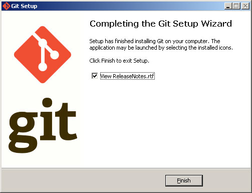 Git windows install complete