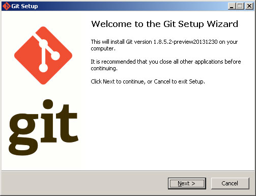 Git windows setup
