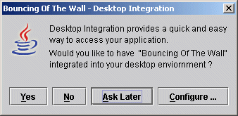 Java Web Start desktop integration.