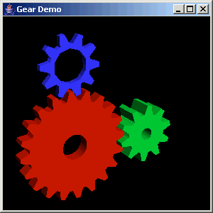 JOGL Demo gear