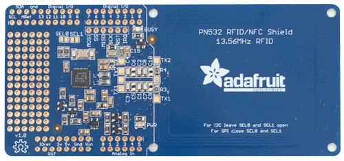 Adafruit PN532 RFID/NFC Shield v1.0