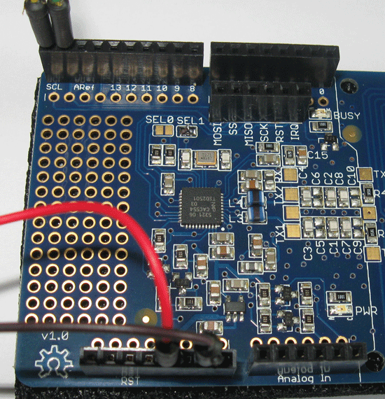 Method 2: Connect FTDI tool to NFC shield, more SCL and Power details