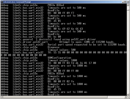 nfc-list output