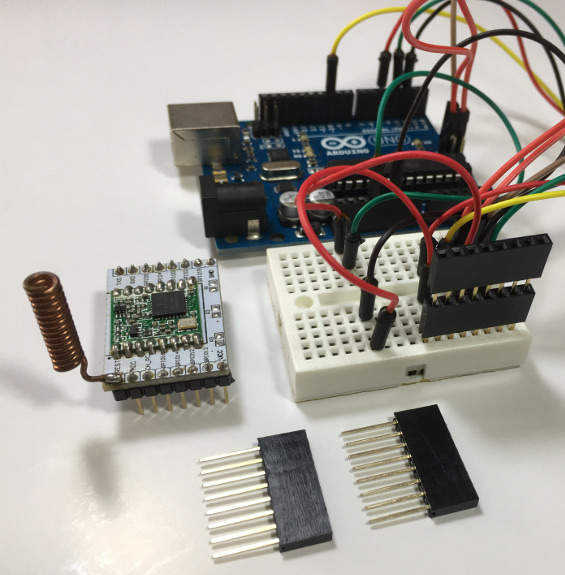 Arduino Uno and LoRa module compact 2