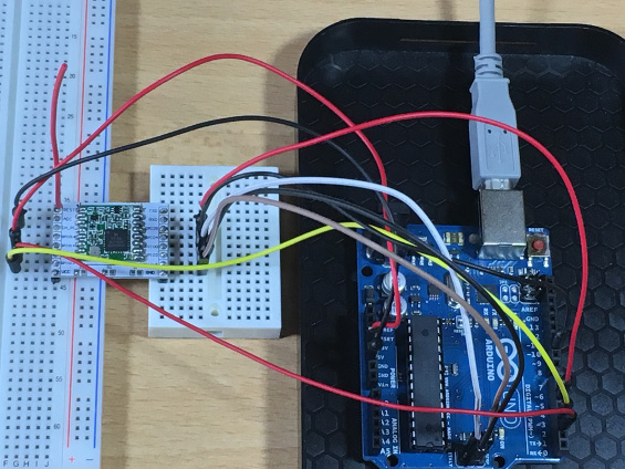 Arduino Uno and LoRa module wiring 1