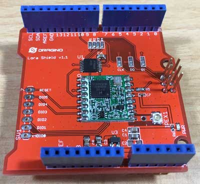 Dragino LoRa Shield v1.1 868MHZ Arduino Wireless Shield