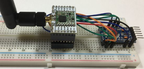 Arduino Pro Mini and LoRa module wiring 3