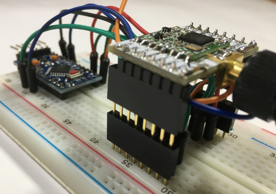 Arduino Pro Mini and LoRa module wiring 3