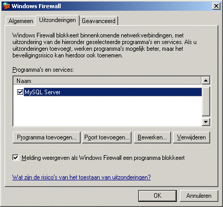 MySQL 5.0 port