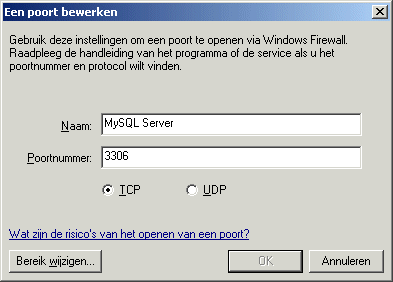 MySQL 5.0 port 3306