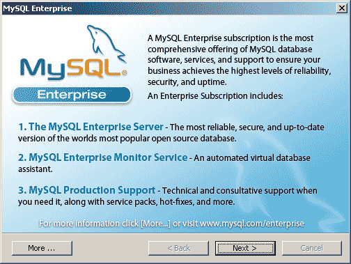 MySQL 5.1 enterprise