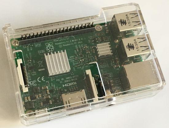 Raspberry Pi 3 case, class 10