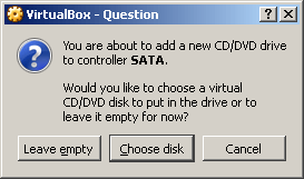 Select Leave empty button