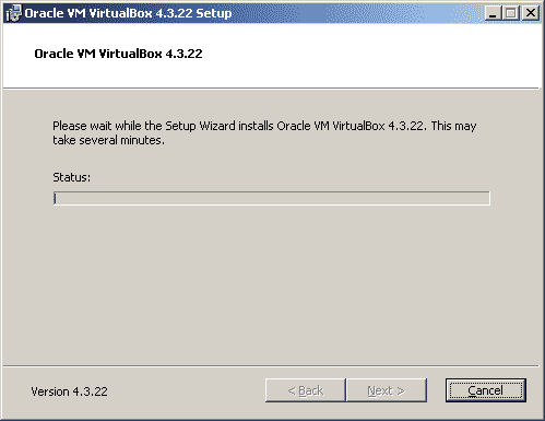 Virtualbox installation