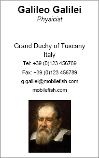 Business card example 10