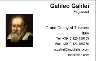 Business card example 12