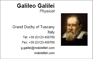 Business card example 13