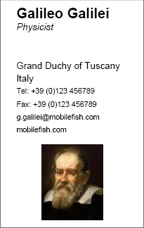 Business card example 9