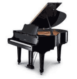 Bright acoustic piano